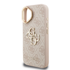 Guess PU 4G Metal Logo Stand Camera Frame tok iPhone 16 Pink - 3. kép