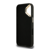 Guess PU 4G Metal Logo Állvány Kamerakeret tok iPhone 16 Fekete tok - 4. kép