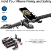 Rockbros 699-BK Aluminum Alloy Bicycle Phone Holder - Black - 0. kép