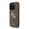 Guess PU 4G Metal Logo Szíjas tok iPhone 16 Pro Max Barna - 0. kép