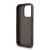Guess PU 4G Metal Logo Szíjas tok iPhone 16 Pro Max Barna - 3. kép