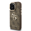 Guess PU 4G Metal Logo Stand Camera Frame iPhone 16 Pro Max tok Barna - 0. kép