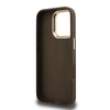 Guess PU 4G Metal Logo Stand Camera Frame iPhone 16 Pro Max tok Barna - 4. kép