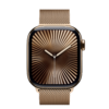 Apple Watch S10 Cellular 42mm Gold Titanium Case with Gold Milanese Loop - 0. kép