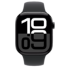 Apple Watch S10 GPS 46mm Jet Black Alu Case with Black Sport Band - M/L - 0. kép