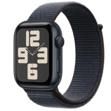 Apple Watch SE2 v3 GPS 44mm Midnight Alu Case with Ink Sport Loop