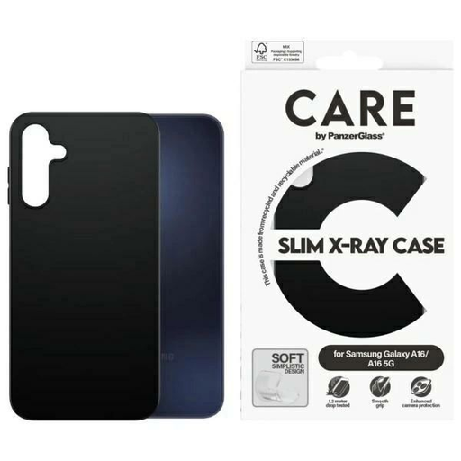 CARE by PanzerGlass Samsung Galaxy A16 / A16 5G tok - Fekete CARE by PanzerGlass Samsung Galaxy A16 / A16 5G tok - Fekete