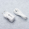 FORCELL F-ENERGY Kristály Színű GaN III VT-41 utazó töltő szilikon kábellel 1 x Type C + 1x USB A aljzattal, PD QC4.0 33W fehér - 1. kép