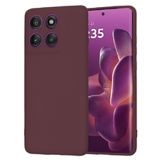  Techsuit - SoftFlex - Motorola Edge 60 Pro - Szilva Vörös tok