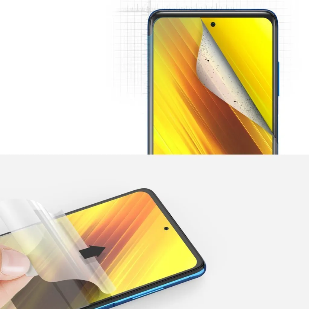 Ringke Dual Easy 2x kijelzővédő PET fólia Xiaomi Poco X3 NFC (DWXI0003) - 8