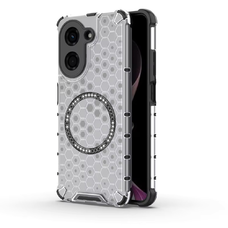  Techsuit - HoneyComb Shield MagSafe - Xiaomi Redmi A5 4G (Regionális) - Fehér tok