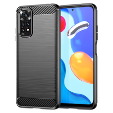 Karbonové puzdro Xiaomi Redmi Note 11/Note 11S čierne Karbonové puzdro Xiaomi Redmi Note 11/Note 11S čierne