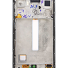 LCD kijelző + Érintőegység Samsung A528B Galaxy A52s 5G Fehér (Szerviz csomag), - 0. kép