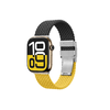 2 darabos AmazingThing Blend szíj készlet Apple Watch 45/46/49mm - Sárga-Fekete/Fekete - 1. kép