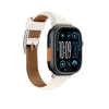AmazingThing Class Band bőrszíj Apple Watch 45 / 46 / 49 mm - Világos Bézs - 1. kép