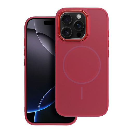 FRAME MAG COVER tok MagSafe kompatibilis IPHONE 15 PRO tok magenta FRAME MAG COVER tok MagSafe kompatibilis IPHONE 15 PRO tok magenta