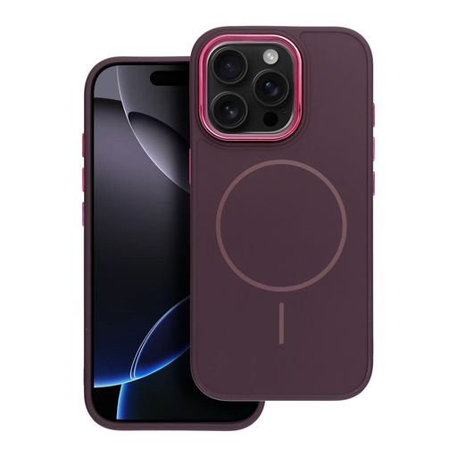FRAME MAG COVER tok MagSafe kompatibilis IPHONE 16 PRO MAX készülékhez lila FRAME MAG COVER tok MagSafe kompatibilis IPHONE 16 PRO MAX készülékhez lila