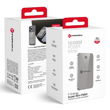 FORCELL F-ENERGY F10K8 Super Slim powerbank compatible with MagSafe PD3.0 QC4.0 15W 10000 mAh grey
