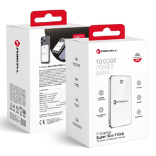 FORCELL F-ENERGY F10K8 Szupervékony powerbank kompatibilis MagSafe PD3.0 QC4.0 15W 10000 mAh fehér