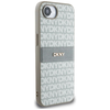 DKNY Repeat Texture Minta tónusos csíkkal iPhone 16e tok - Bézs - 2. kép