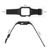 Protect Strap Band tok szíjjal Apple Watch 9 / 8 / 7 / 6 / 5 / 4 / 3 / 2 / SE / SE2 (41 / 40 / 38mm) tok, páncélfedő a karórához Kék - 3. kép