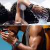 Protect Strap Band Apple Watch 9 / 8 / 7 / 6 / 5 / 4 / 3 / 2 / SE / SE2 (41 / 40 / 38mm) páncélos tok órához fekete/piros tok - 4. kép