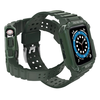 Protect Strap szíj tok Apple Watch 9 / 8 / 7 / 6 / 5 / 4 / 3 / 2 / SE / SE2 (41 / 40 / 38mm) páncélozott tok zöld - 1. kép