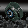 Protect Strap szíj tok Apple Watch 9 / 8 / 7 / 6 / 5 / 4 / 3 / 2 / SE / SE2 (41 / 40 / 38mm) páncélozott tok zöld - 4. kép