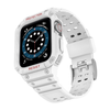 Protect Szíj és Tok Apple Watch 9 / 8 / 7 / 6 / 5 / 4 / 3 / 2 / SE / SE2 (41 / 40 / 38mm) Szíj Páncélozott Tok Óra Fehér - 0. kép