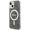 Guess IML 4G MagSafe iPhone 15 Plus tok - Barna - 0. kép