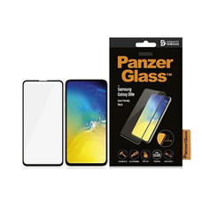 PanzerGlass E2E Super+ edzett üveg Samsung Galaxy S10e - fekete kerettel üvegfólia