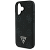 Guess Grained Hot Stamp Peony Triangle Logo MagSafe iPhone 16 tok - Fekete - 4. kép