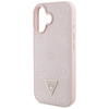Guess Grained Hot Stamp Peony Triangle Logo MagSafe iPhone 16 tok - Pink - 4. kép