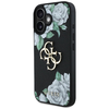 Guess Grained Roses Big 4G logós tok iPhone 16 - fekete - 0. kép