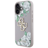 Guess Grained Roses Big 4G Logo iPhone 16 tok - Lila - 0. kép