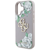 Guess Grained Roses Big 4G Logo iPhone 16 tok - Lila - 4. kép