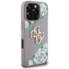 Guess Grained Roses Big 4G Logo iPhone 16 Pro tok - Lila - 2. kép