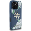 Guess Grained Roses Big 4G logós tok iPhone 16 Pro Max - kék tok - 2. kép