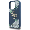 Guess Grained Roses Big 4G logós tok iPhone 16 Pro Max - kék tok - 4. kép
