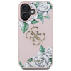 Guess Grained Roses Big 4G logo iPhone 16 tok - rózsaszín - 1. kép