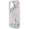 Guess Grained Roses Big 4G logo iPhone 16 tok - rózsaszín - 4. kép