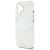 Guess IML Metal Colored Circle Classic Logo MagSafe tok iPhone 16 - fehér - 4. kép