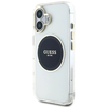 Guess IML Metal Colored Circle Classic Logo MagSafe tok iPhone 16 - fekete tok - 0. kép