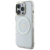 Guess IML Metal Colored Circle Classic Logo MagSafe tok iPhone 16 Pro számára - fehér - 0. kép