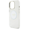 Guess IML Metal Colored Circle Classic Logo MagSafe tok iPhone 16 Pro számára - fehér - 4. kép