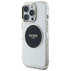 Guess IML Fém Színes Kör Klasszikus Logo MagSafe tok iPhone 16 Pro-hoz - fekete tok - 0. kép