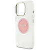 Guess IML Metal Colored Circle Classic Logo MagSafe iPhone 16 Pro tok - Rózsaszín - 4. kép