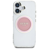 Guess IML Metal Colored Circle Classic Logo MagSafe iPhone 16 tok - Rózsaszín - 1. kép