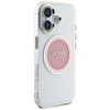 Guess IML Metal Colored Circle Classic Logo MagSafe iPhone 16 tok - Rózsaszín - 2. kép