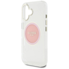 Guess IML Metal Colored Circle Classic Logo MagSafe iPhone 16 tok - Rózsaszín - 4. kép